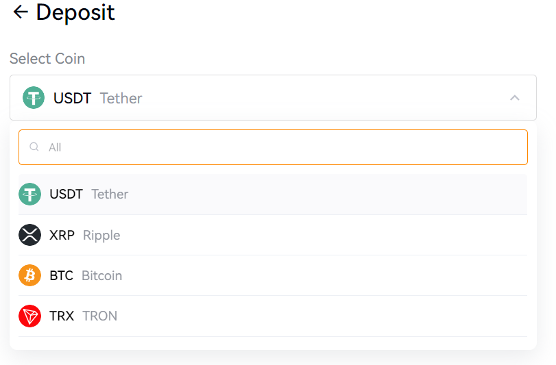 Dépôt de fonds sur BloFin pour le trading de futures