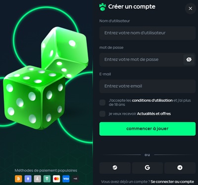 Comment s’inscrire sur Gamdom