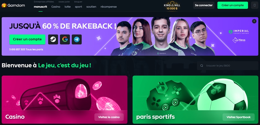 Gamdom casino bitcoin