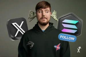 Concurso da MrBeast na Solana.
