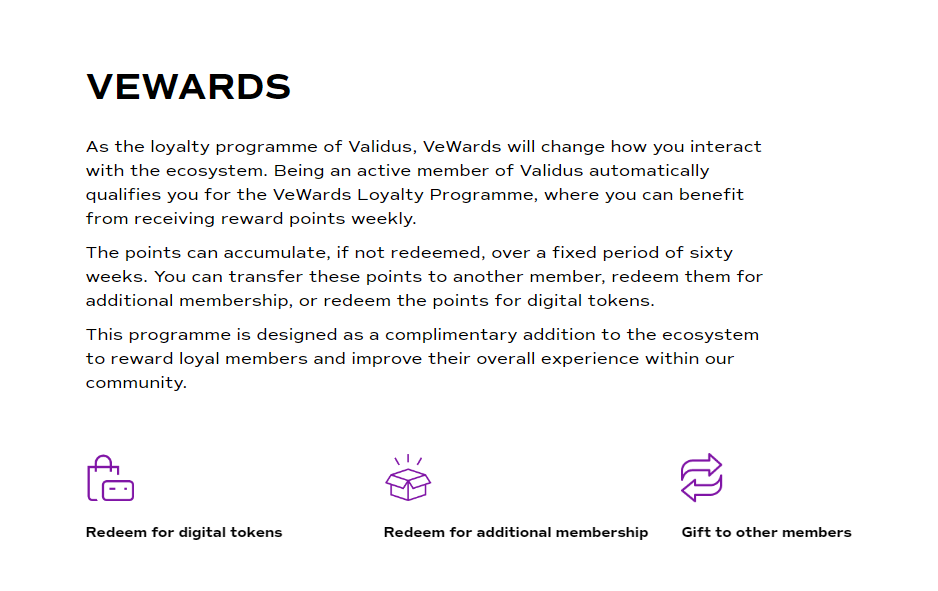 vewards validus