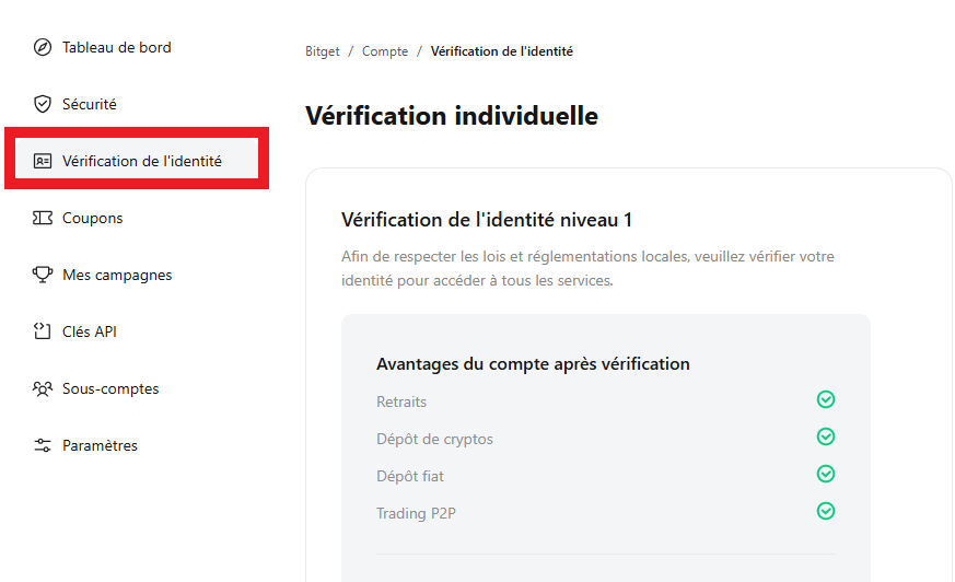 vérification KYC