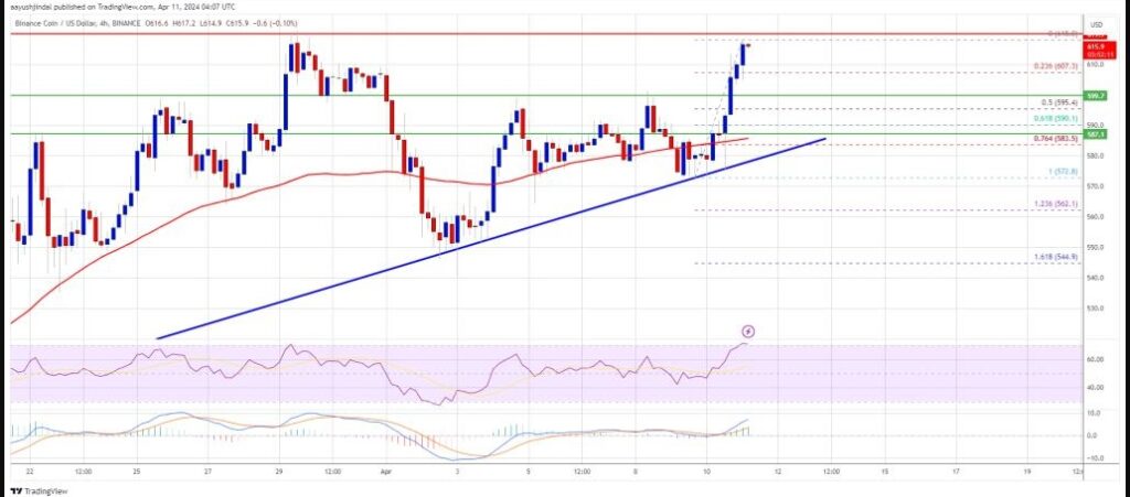 analyse prix crypto BNB