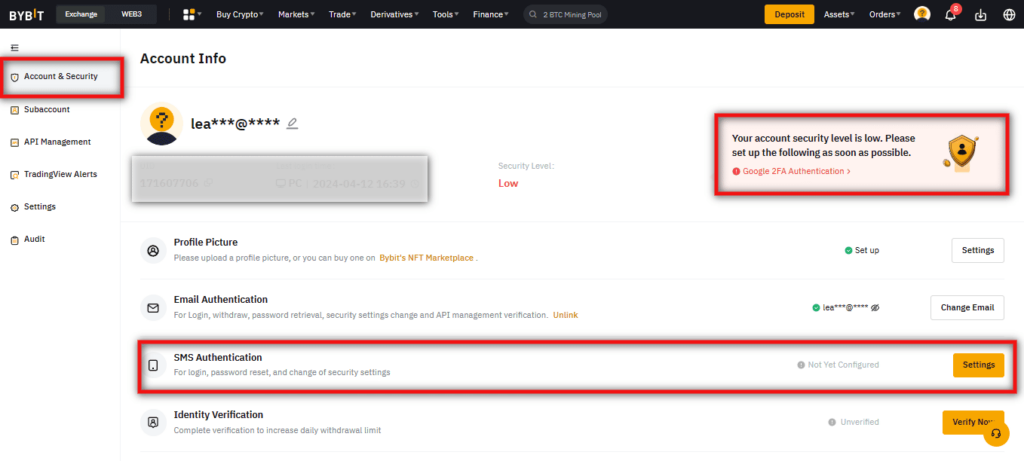 Comment sécuriser son compte Bybit ?