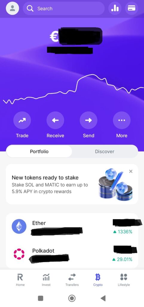 Comment retirer ses crypto de Revolut