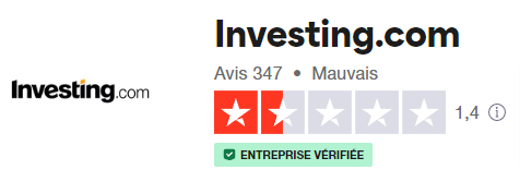 investing.com avis utilisateurs trustpilot