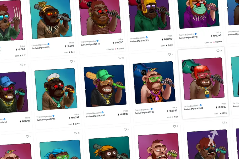 NFT Evolved Apes
