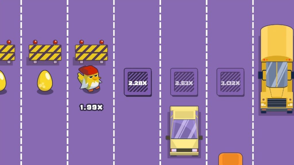 traversez la route sur chicken cross casino