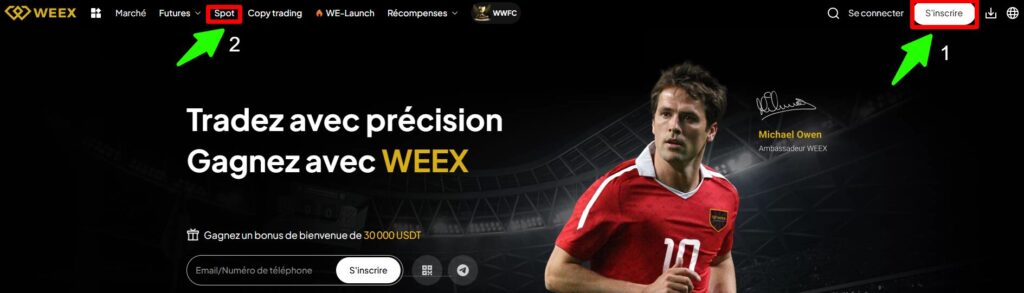 Guide : Acheter des cryptomonnaies facilement avec WEEX