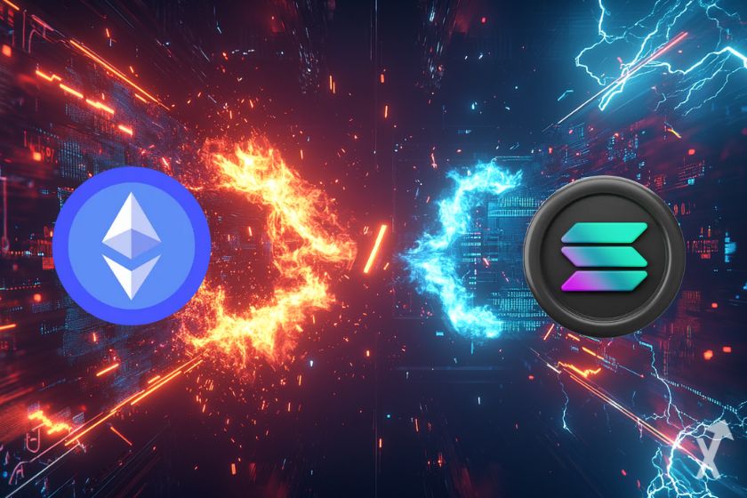 Ethereum ETH Solana SOL concurrence DeFi