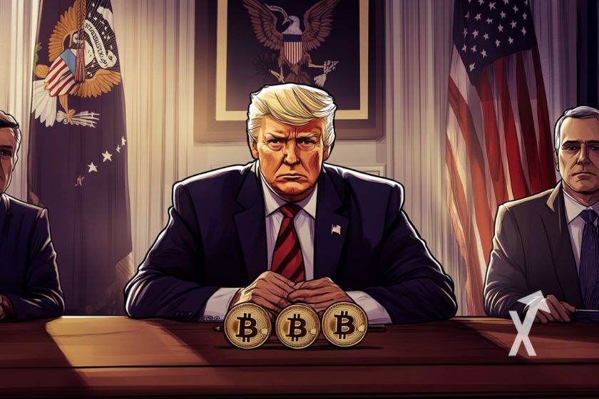 cover Donald Trump réserve bitcoin