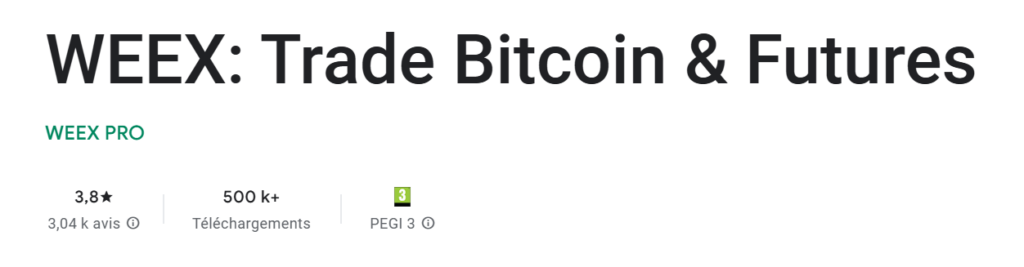 Les avis sur Weex