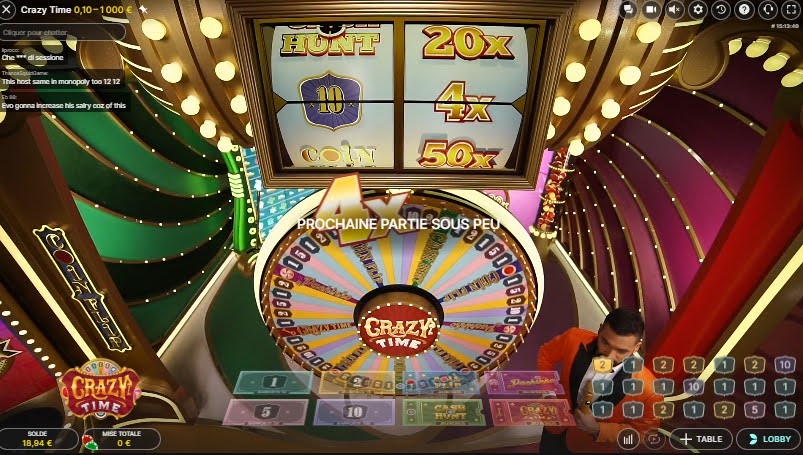 crazy time casino
