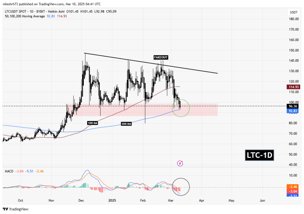 support clé Litecoin LTC