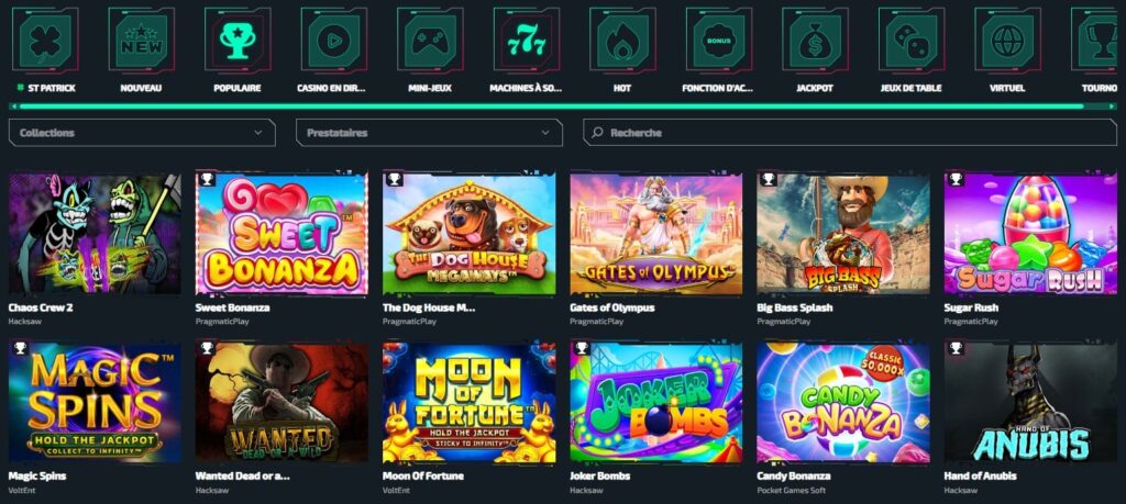 machine à sous casinozer