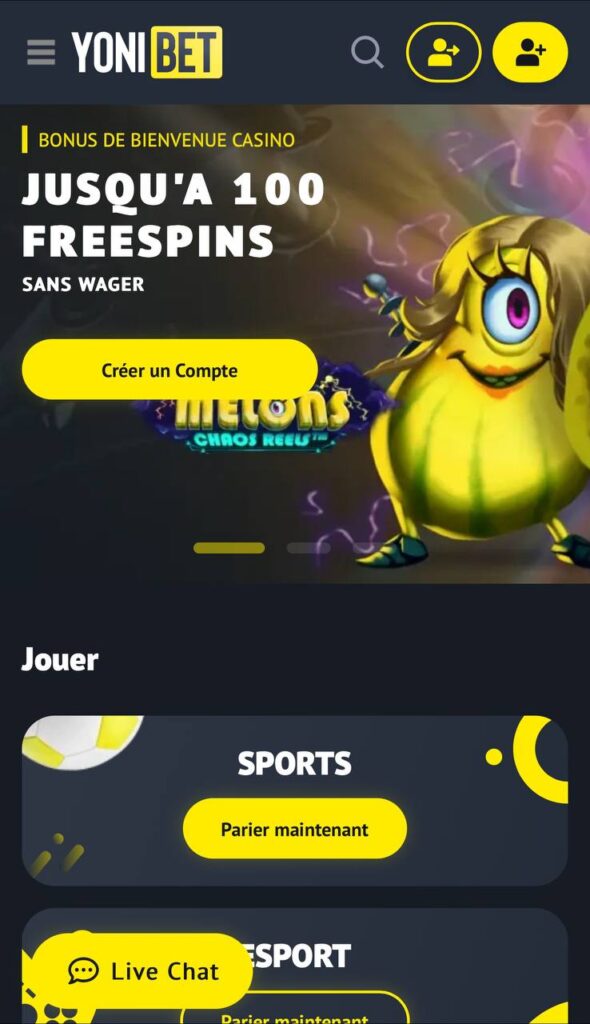 yonibet site mobile