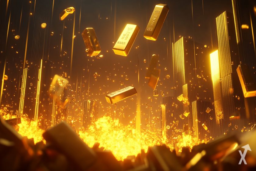 l'or bat de nouveaux records alors que crypto baisse