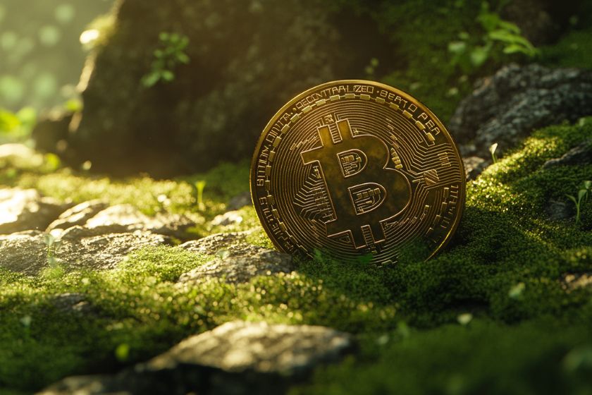 Bitcoin dans la mousse