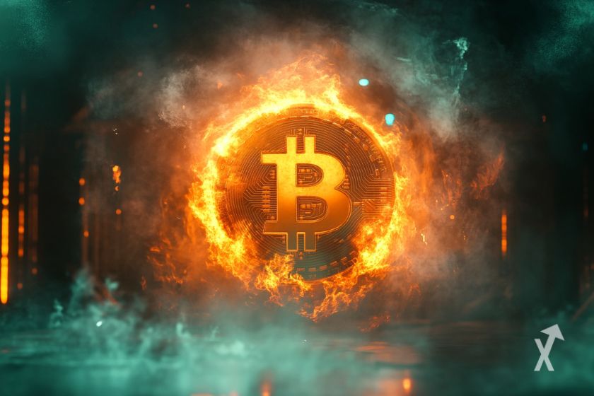 Le Bitcoin en feu