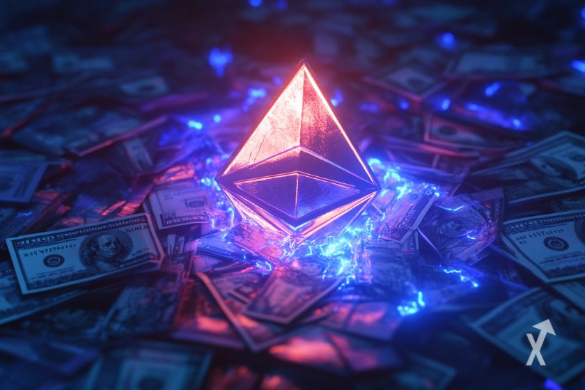 Ethereum sur des billets