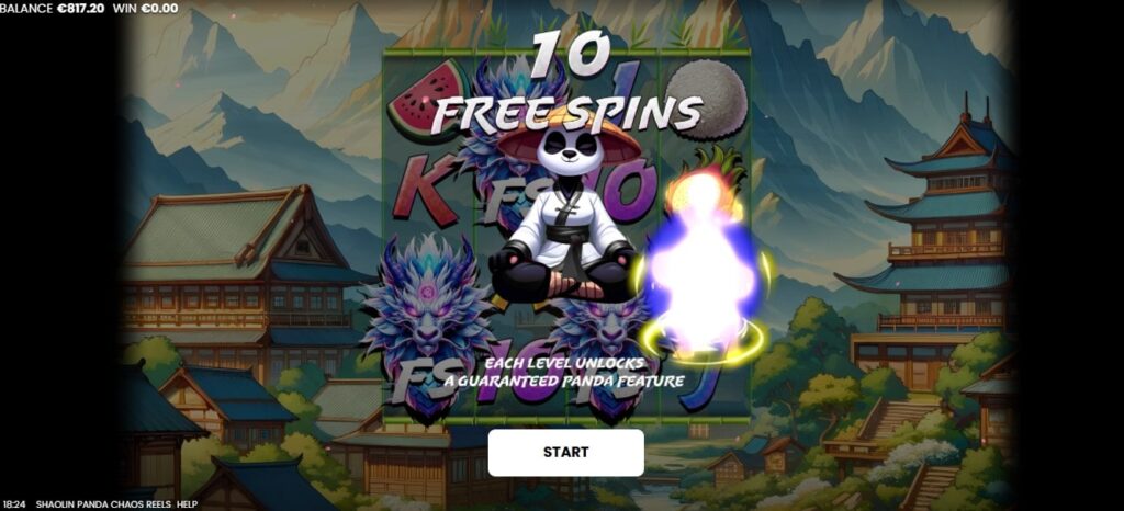 free spins shaolin panda casino