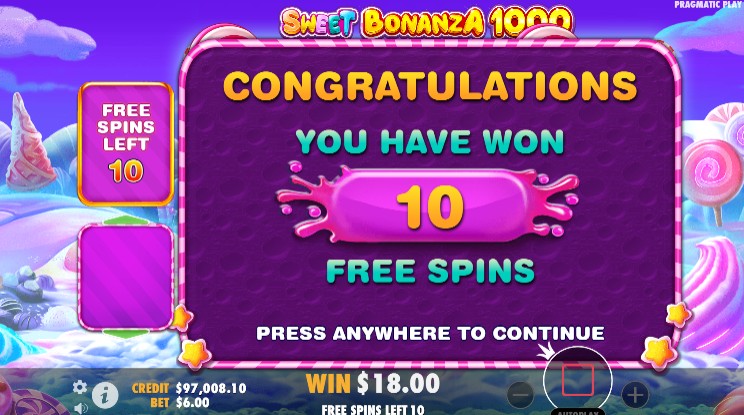 jeu bonus de sweet bonanza 1000