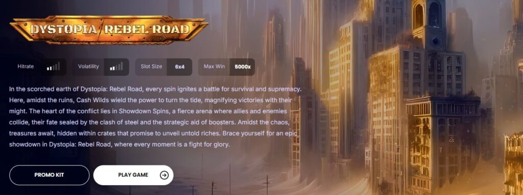 trouver le jeu dystopia et le lancer