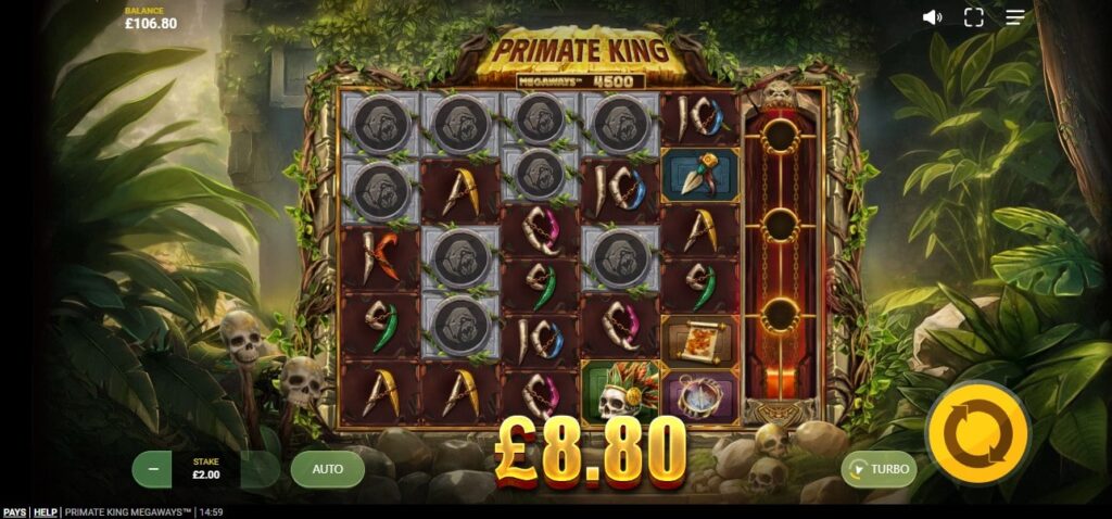 Primate King jeu Red Tiger