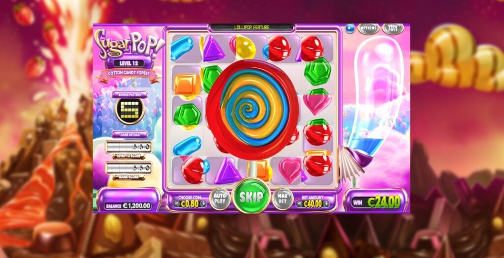 sugar pop jeu betsoft