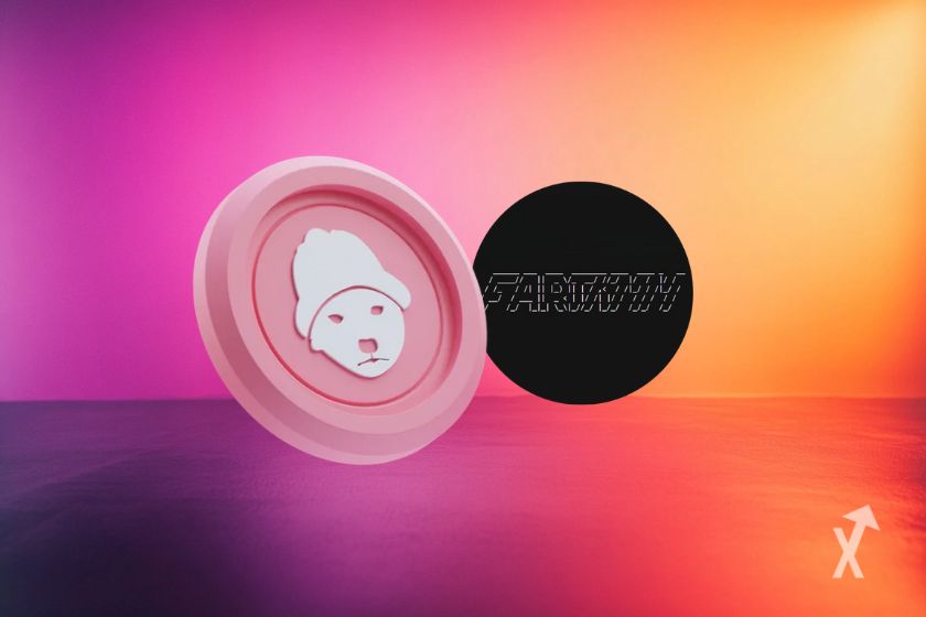 Les logos WIF et Fartcoin