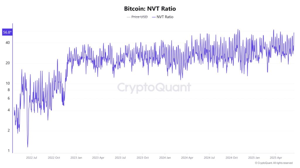 ratio nvt bitcoin