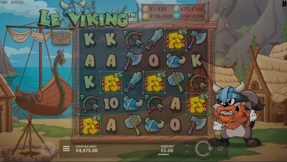 free spins le viking