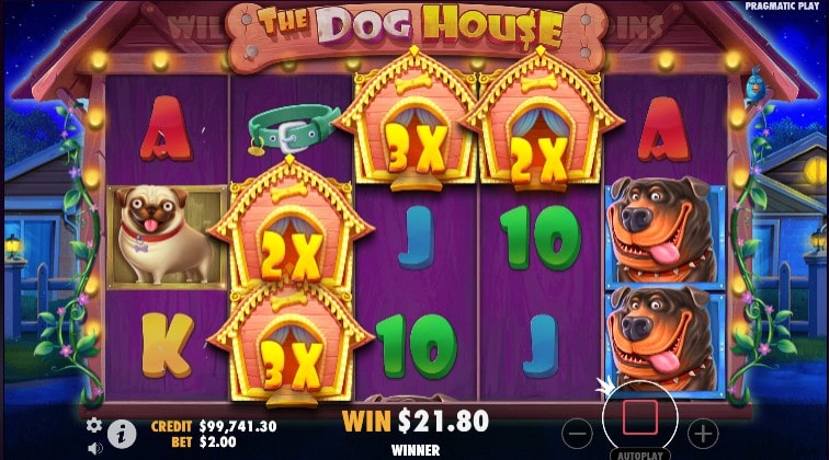free spins the dog house