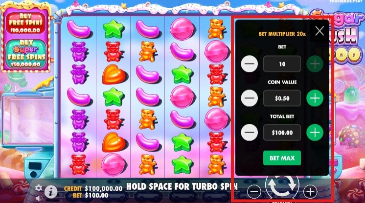 MISER SUGAR RUSH 1000