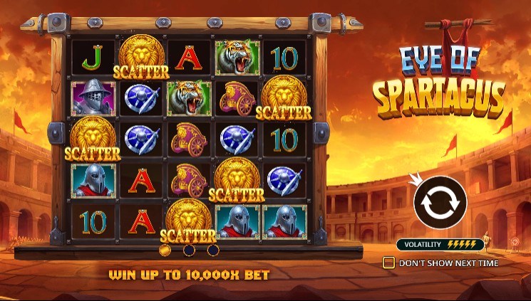 lancement de eye of Spartacus