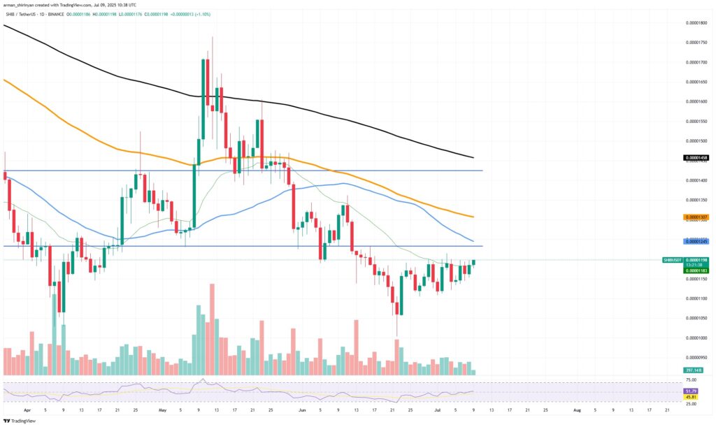 Un gráfico de Shiba Inu