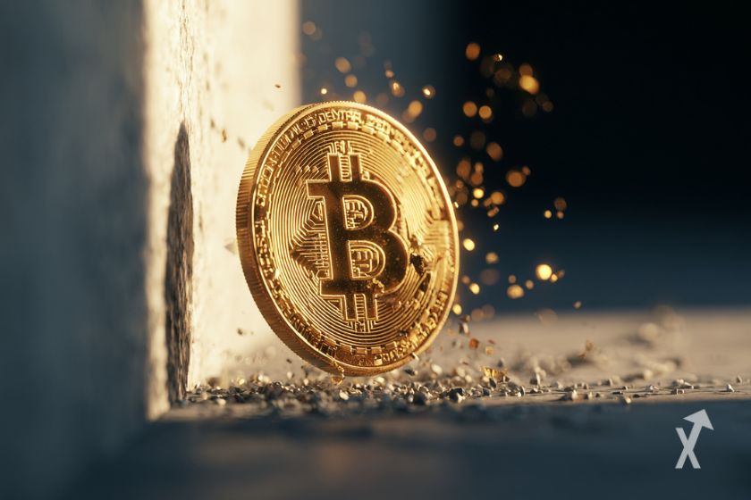 Une pièce de Bitcoin