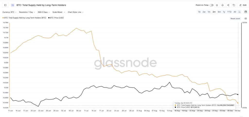 gráfico de los LTH BTC