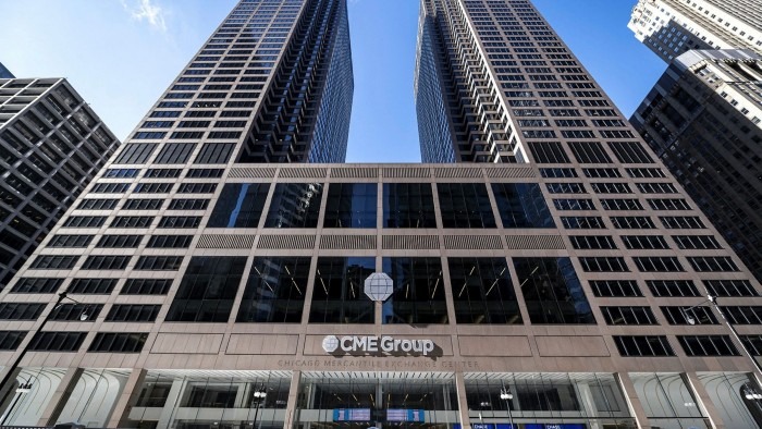Le bâtiment du CME Group de jour