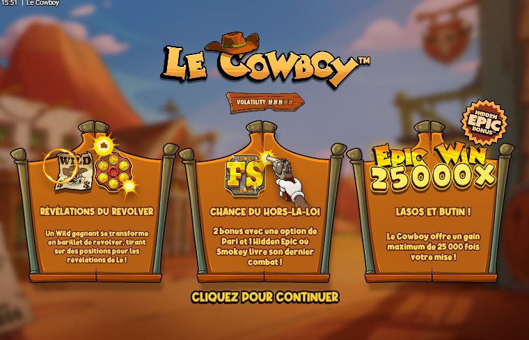 le Cowboy rules