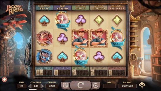 play sur jackpot raiders